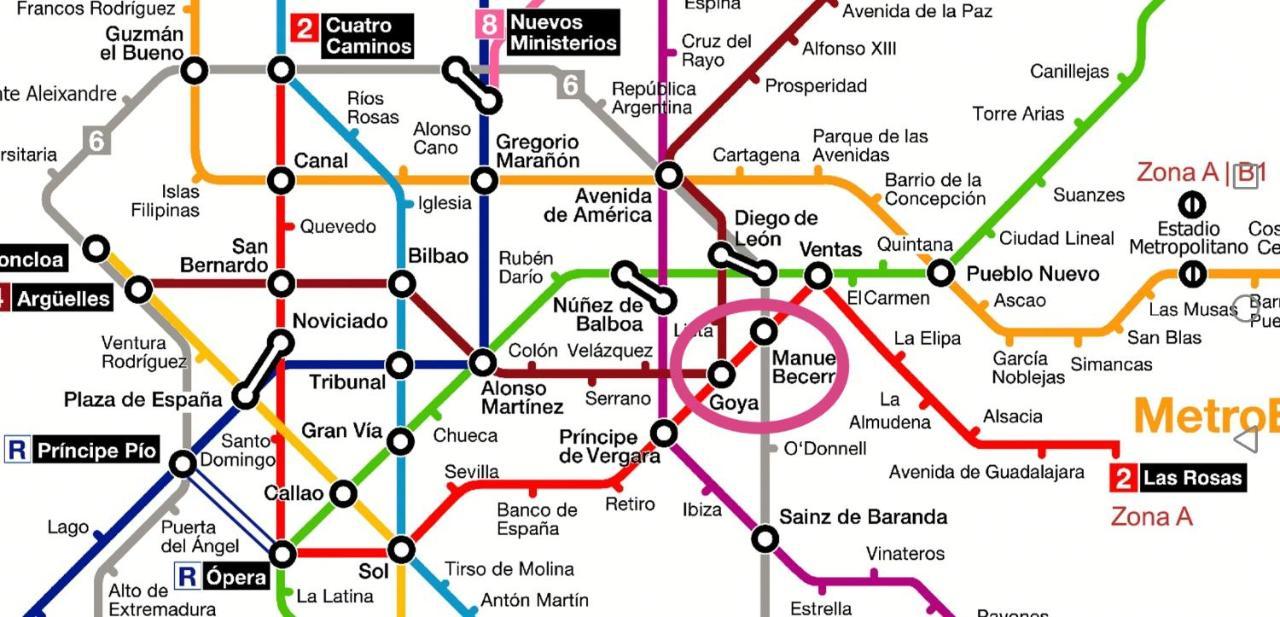 Centrica Habitacion Bed & Breakfast Madrid Luaran gambar